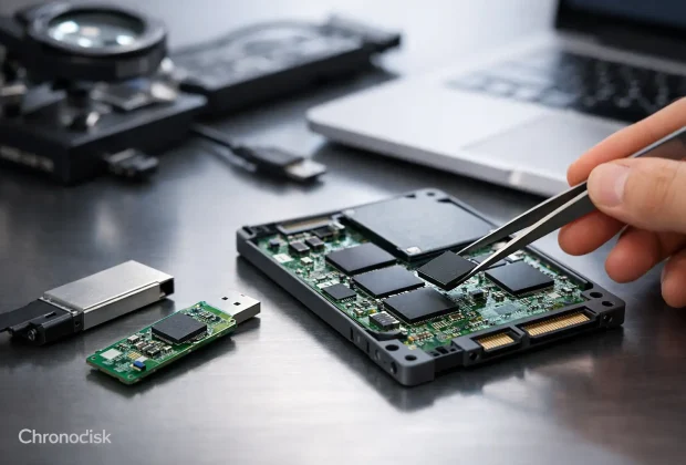 Récupérer des données sur mémoire flash ou SSD
