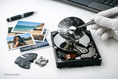 Récupérer photos d’un disque dur endommagé