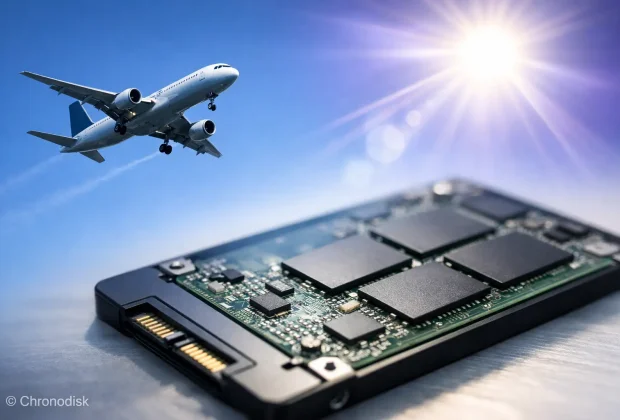Avion, UV et SSD : risque pour la mémoire flash NAND ?