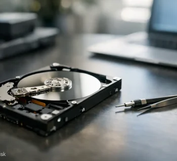 Disque tombé : clics, coût et récupération