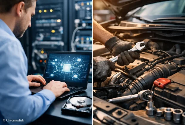 Panne logique versus panne mécanique, les repères
